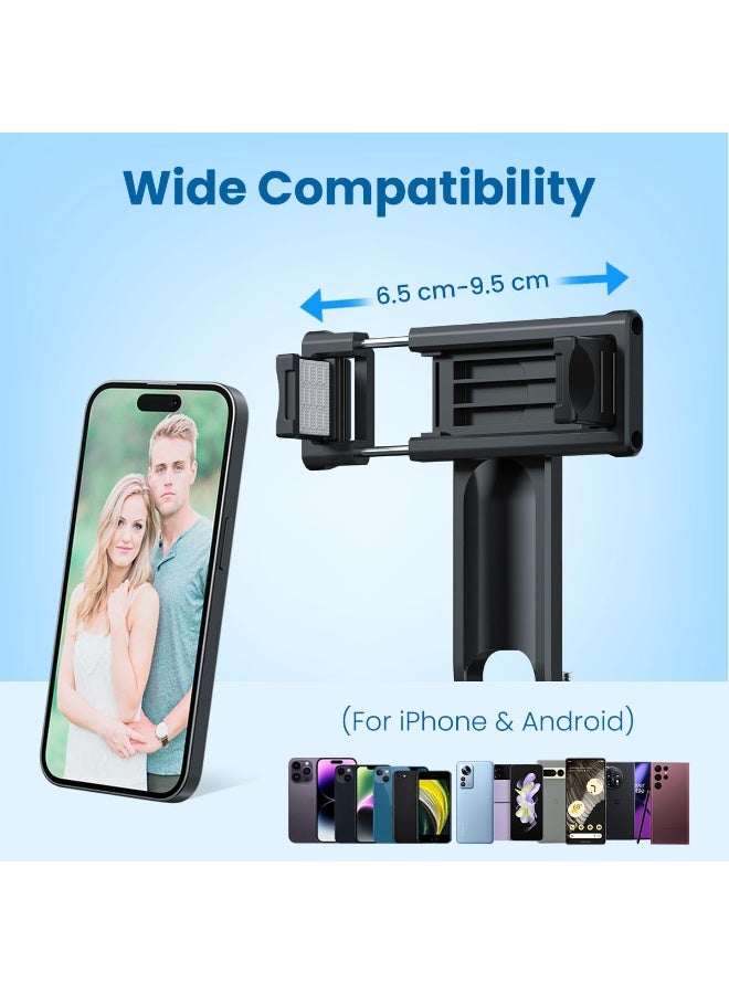 بورترونيكس Portronics Lumistick 2 Portable Smart Selfie Stick with Upto 6ft. Tripod Stand, 3 in 1 Multifunctional Design, Detachable Bluetooth Remote Compatible for iPhone/Android, Best for Vlogging/Photo Shoot - Image 2